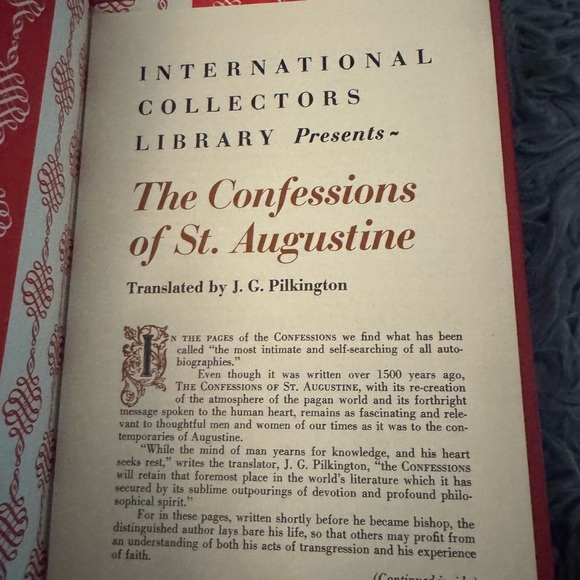 VINTAGE 2 Books Bundle 2 HardBack Confessions St. Augustine, Alexander Macedon - Picture 15 of 17